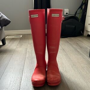 Red Hunter Boots